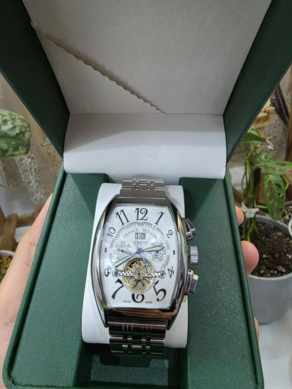 مزاد للساعه ١٢ اعلى سعر ابيع  ساعه فرانك مولر جديده ومختمة وسير ختم


**إذا كنت صاحب هذا الإعلان وتريد حذفه لأي سبب، رجاءا أرسل رسالة إلى الدعم الفني**