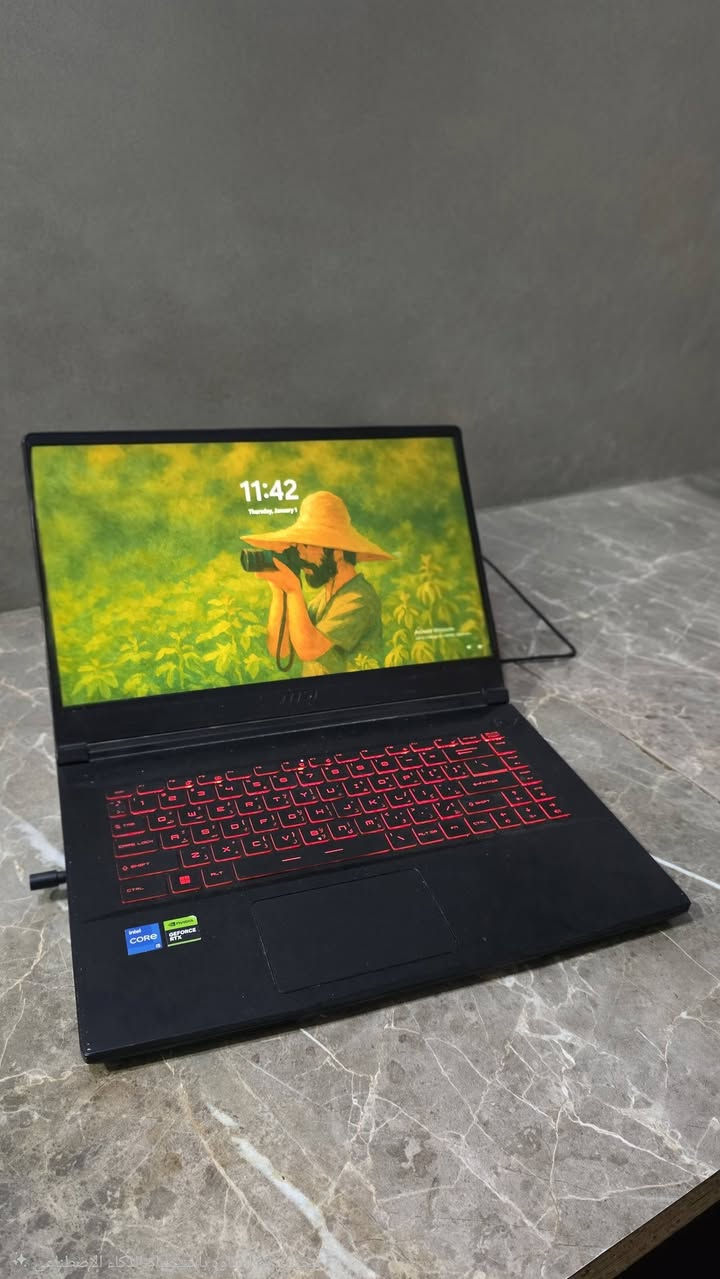 لابتوب MSl
GF63
المعالج: i5 core ntelا (جيل. (12
(4GB) NVIDIA GeForce RTX 2050 :astal 5
8GB RAM :8_SINI
التخزين. NVMe SSD 512GB
اللبيع غراضة كاملة حتنى كارتونة مداخل تصليح شغال 100
بس الشاشة شوية تضررت على اثر وكعة موضح بالصورة
للبيع
سعر 200 الف
تواصل واتساب فقط
***********
