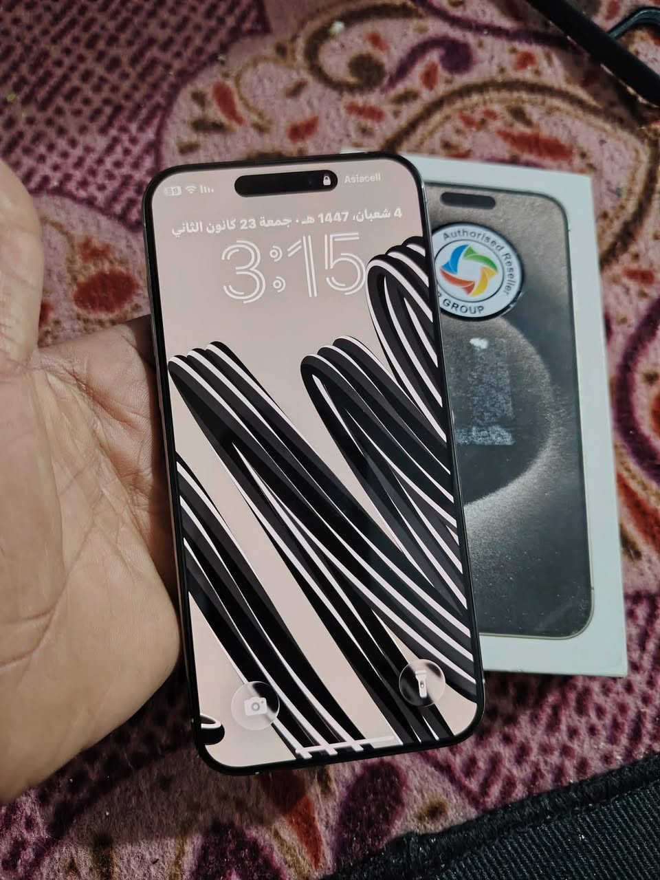 البيع ايفون 15برو ماكس نظيف كلش بطارية 88 جهاز ماستر غراضة موجودة  حتى كيبل شحن موجود ستعمال شخصي بعقوبه  جهاز مكفول واطيك بي ضمان من البيت تاخذة
السعر مليون و٧٥ 
***********
