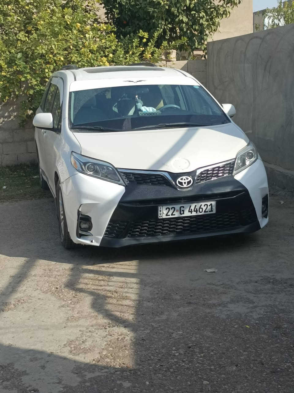 السلام عليكم ورحمه الله وبركاته
سيينا موديل 16 xle  ( فتحه وتشغيل بصمه )
( الضرر في امريكا جاملق أمامي مبدل وبنيد مصبوغ )
أما  الصبغ اثر طخه في العراق 
 (باب السائق و السلايت والجاملق الخلفي ملاون نفس اللون )

الشاصي مكفول من الضرر 
الابواب السلايت والصندوق كله شغاله كهربائي 
ماشيه 510 ميل 
(السعر 175) وبيه مجال 
مكان السياره في الانبار/ الخالدية 

/اخوان كلشي اكو بالسوك ولكن كلشي وسعره /


**إذا كنت صاحب هذا الإعلان وتريد حذفه لأي سبب، رجاءا أرسل رسالة إلى الدعم الفني**