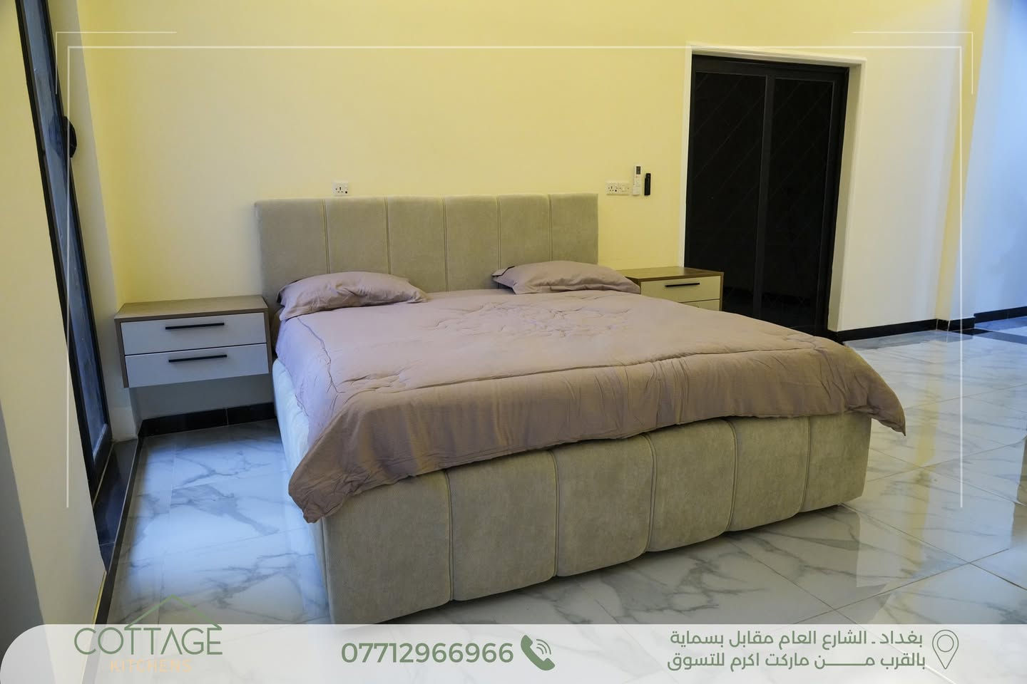 ✨ تصميم وتنفيذ جديد من مطابخ كوتاج | Cottage Kitchens ✨
مساحة صُممت لتجسد معنى الفخامة الهادئة والرقي في أدق التفاصيل.
غرفة نوم خاصة في زيونة، نفذناها بعناية استثنائية لنخلق توازناً مثالياً بين الجمال والراحة والوظيفة.
.
🔸 الكابينة الداخلية من أجود أنواع الخشب التركي.
🔸 الأبواب HDF عالي الكثافة، مغلف بطبقة PVC ألمانية المنشأ.
🔸 المفاصل والمجرّات بضمان حقيقي لمدة 10 سنوات.
💫 ما يُميزنــــــا:
الـــــدقة في العمل ✨
جــــــــودة الإنهاءات ✨
جــمال وتـطابق التصميم مع التنفيــــذ✨
.
🔸كــوتــاج🔸لان منزلك يستحق الافضل🔸
.
📍 بغداد – مدينة بسماية - مقابل مطعم وحدائق العتيق
.
📞 للتواصل: ***********
.
💬 أو راسلونا مباشرة عبر الصفحة
