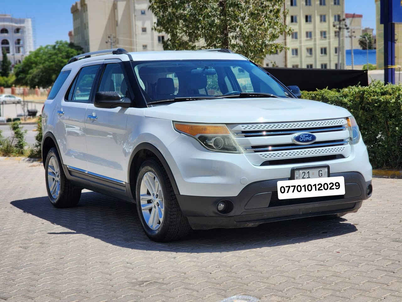 FORD EXPLORER 2013
***********
***********
فۆرد ئێکسپلۆرا
مۆدێل 2013
خلیجی
شەریکە نیڤا
رەنگی سپی بەفری
سەنەوی تازە
رەقەم تازە
3 ریز کوشن
7 نەفەری
مەکینە 6 بستۆن
بەشەرتی گێر و مەکینە
رەسمی سۆنەرم داناوە
بۆ زانیاری زیاتر پەیوەندی بکەن
//////////////////////////////////// \\\\\\\\\\\\\\\\\\\\\\\\\\\

فورد إكسبلورر 2013
***********
***********
فورد إكسبلورر
موديل 2013
جلف
الشريك: نيفا
لون أبيض ثلجي
إطارات جديدة
لوحة ترخيص جديدة
3 صفوف مقاعد
7 أشخاص
محرك 6 سلندر
للبيع، مستعملة وأوتوماتيكية
صورة فحص بالموجات فوق الصوتية مرفقة
للمزيد من المعلومات، تواصلوا معنا
