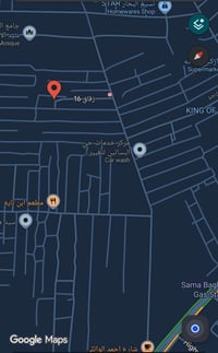 قطعه أرض للبيع حي البساتين شارع أحمد الوائلي مساحتها ٧٥ متر واجهه ٧  و...