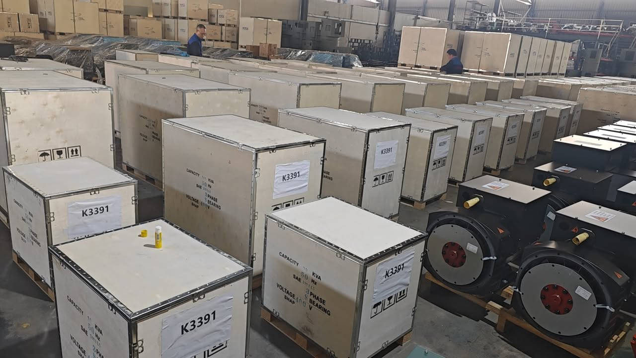 The new batch of goods has been completed and will be packaged in wooden boxes and shipped by sea to our customer's address.

This is a batch of 30kw all copper brushless OEM Stanford brushless AC generators. The body adopts a relatively short box according to the customer's requirements, in order to test the specific needs of the customer.

As a generator supplier, we can provide high-quality generators ranging from 5-2500kVA to solve your power supply problems.

Please rest assured to cooperate with us, we will provide you with a new experience with professional technology and perfect after-sales service!

We promise provide 100% cooper, 100% power output.
​All details well-checked and promise provide color selection and logo customization.

welcome to inquiry
WhatsApp: +86 15359713980
WeChat：+86 15359713980
Email：Dylan@szgenerator.com


**إذا كنت صاحب هذا الإعلان وتريد حذفه لأي سبب، رجاءا أرسل رسالة إلى الدعم الفني**