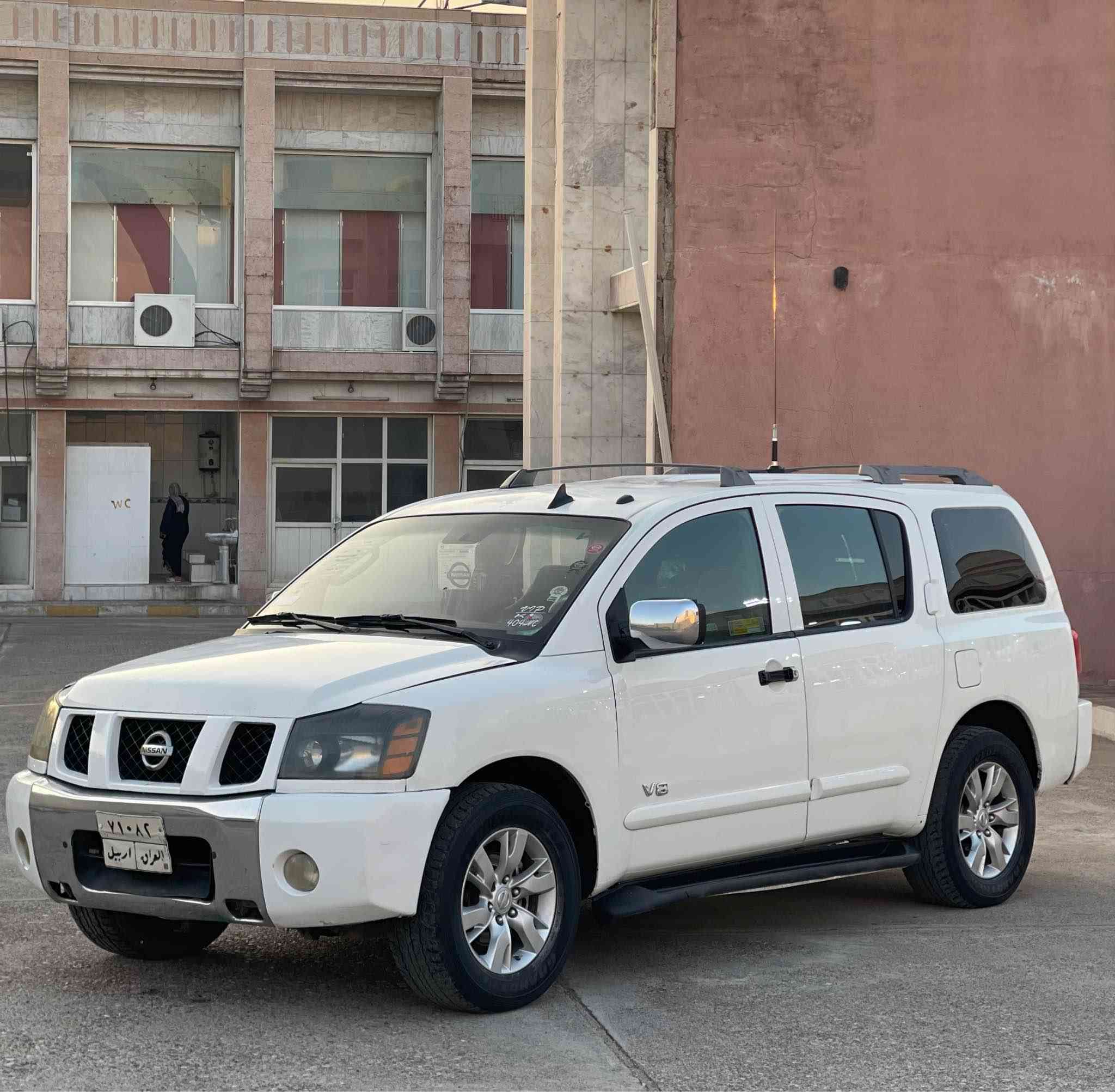 رقم كورك - ***********
واتساب -***********
للبيع و مراوسه 
سيارة نيسان ارمادا موديل 2005 فول مواصفات ماعدا فتحة السقف محرك 8 سلندر گير محرك كهربائيات كله جديد و شرط قبل يومين شديت 4 تايرات جديد سعرها 86 ورقه و مجال بيها 4 ورقه غرامه تحويل او وكاله شرط السياره بيها 2 صبغ بس بدون دواخل مكان السياره عقره بين اربيل و دهوك اكر, نينوى
