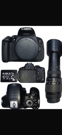 مكلف بالنشر…كامره كانون 700D مع كامل ملحقاته زوم رياضي✅  جنطه✅  حزام✅ ...