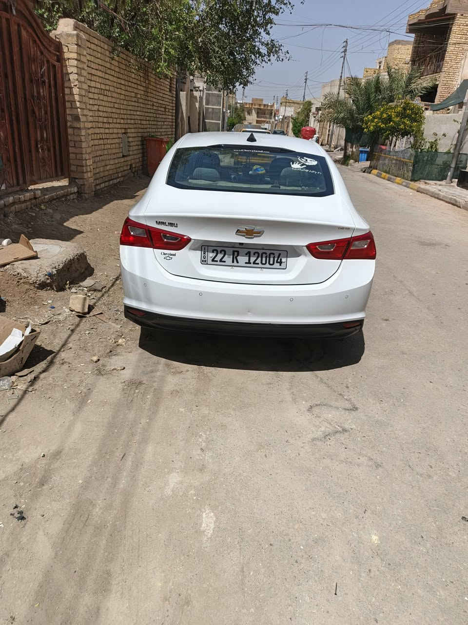 السلام عليكم للبيع ماليبو 2024
رقم اربيل 
تشغيل عن بعد 
شاشة أعطال 
مثبت سرعه 
مانع انزلاق 
رادار أمامي وبعد بيها مواصفات 
السعر 130 وبيها مجال قليل صورة الحادث موجوده وي الصور 
***********
