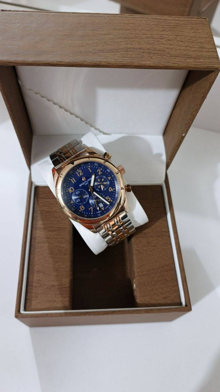 ساعة Breitling (بريتلينغ)التصميم بميناء أزرق داكن وعقارب وأرقام تصميم مستوحى من ساعات الطيارين الكلاسيكية..سعر سناتر شغاله ثواني و دقايق و ساعات ستوبوج جامه زفير ضد الخدوش سعر 25 متوفر توصيل


**إذا كنت صاحب هذا الإعلان وتريد حذفه لأي سبب، رجاءا أرسل رسالة إلى الدعم الفني**