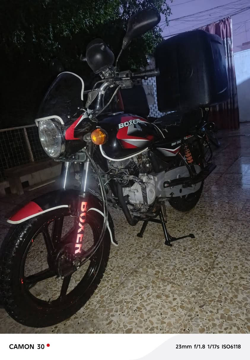 سلام عليكم
بوكسر موديل20 رقم وسنويه بسمي

محرك بي بخار الباقي مكفول

مكاني حسينيه الراشديه

سعر 1600

***********
