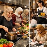 مطبخ بيت أمي • وظائف نسائية • طباخة ويترات