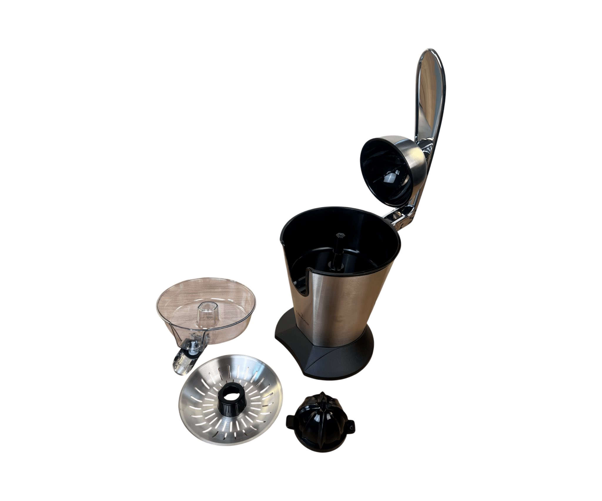 تحب العصير الطازج بدون تعب؟ 🍊

هاي معصارة ليبرونك الكهربائية تسوي الشغل عنك بثواني

ضغط بسيط وتشتغل تلقائيًا ⚡

محرك قوي 160 واط يعصر بسرعة ويطلع كل العصير

جسم ستانلس ستيل أنيق ويعيش وياك فترة طويلة

مخروطين لأحجام مختلفة من البرتقال والليمون

فلتر يفصل البذور واللب حتى يطلع العصير نقي

سعة 500 مل تكفيك وتكفي العائلة

اختصار وقت + طعم منعش + فائدة صحية 💚

اطلبها هسه وخلي عصيرك دايمًا فريش 🍹🔥

السعر 45000 فقط مع التوصيل 

للحجز مراسله ***********
