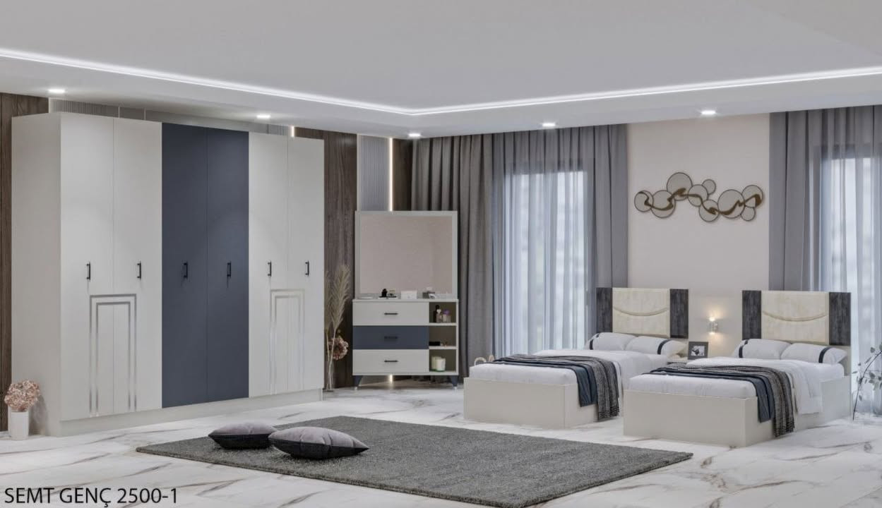 ♦️🔈 *تم وصول*🔈♦️
*موديل* سيمات - شبابي  * 
 
♦️ *5 *قطع ابواب* *شبابي *
♦️ *كنتور*220  سم صافي داخل كنتور 52  سم برغي جوي حديد 

♦️ *ميزت تواليت نفس الصوره 85 سم 
♦️ *كومدي عدد 1 مع ظهر إنارة 
♦️ *سرير *95*195 سم* عدد 2

*السعر 600 الف 

توصيل بغداد مجانا 
اطراف ٢٠ الف 
محافظات ٧٥ الف


**إذا كنت صاحب هذا الإعلان وتريد حذفه لأي سبب، رجاءا أرسل رسالة إلى الدعم الفني**