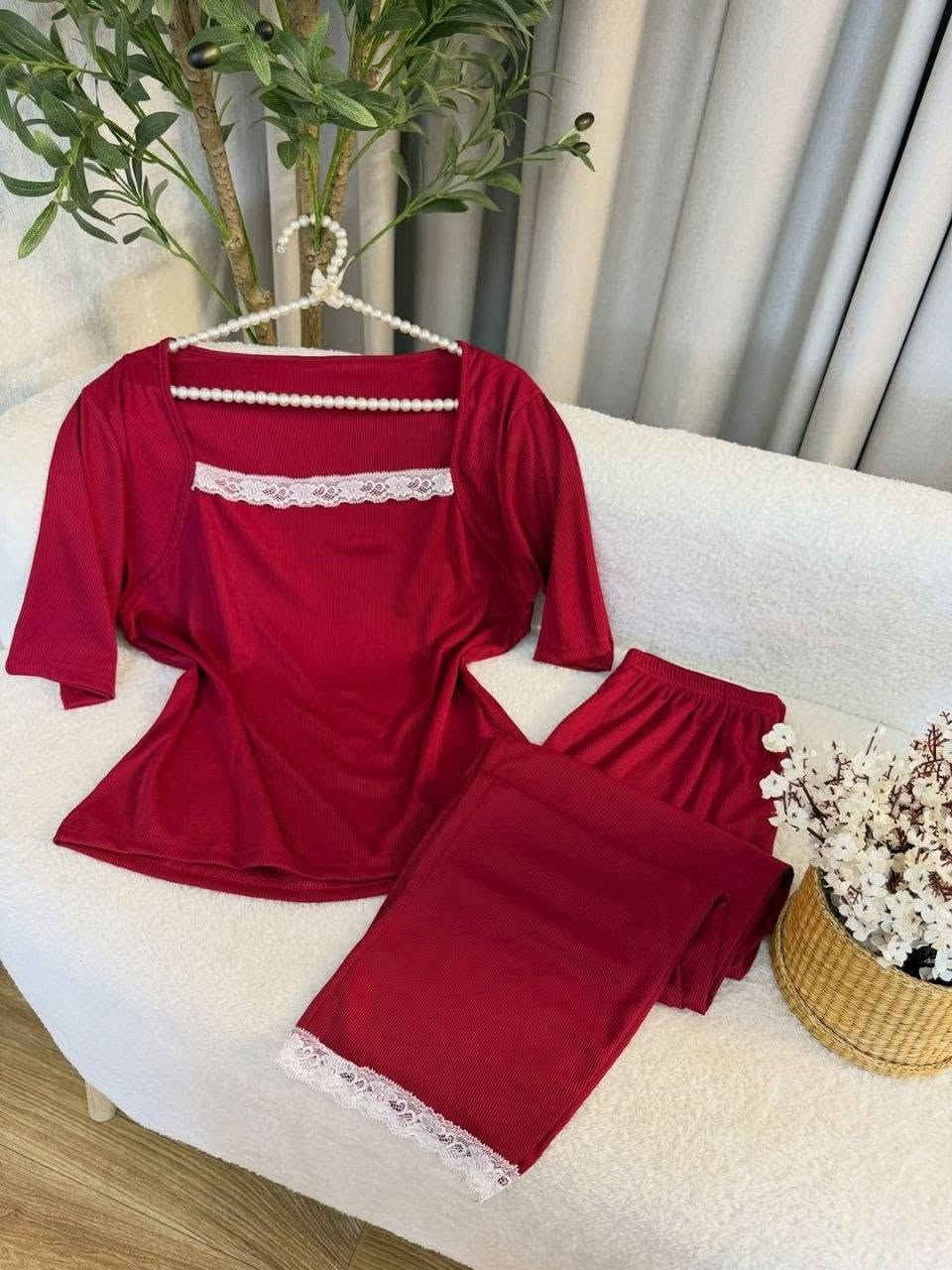 بجامة بيت❤‍🩹
السعر 11 الاف فقط 
خامة فانيل صيفي
38-40-42-44-46


**إذا كنت صاحب هذا الإعلان وتريد حذفه لأي سبب، رجاءا أرسل رسالة إلى الدعم الفني**