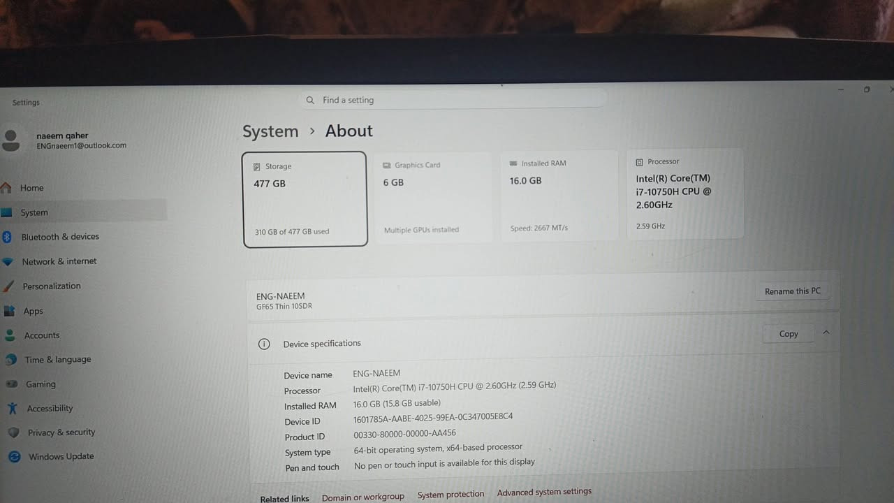 لاب توت مستخدم
Msi 

المواصفات داخل الصورة 

السعر٧٥٠ الف 

***********
