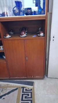 بوفية • خشب صاج • جام بلجيكي