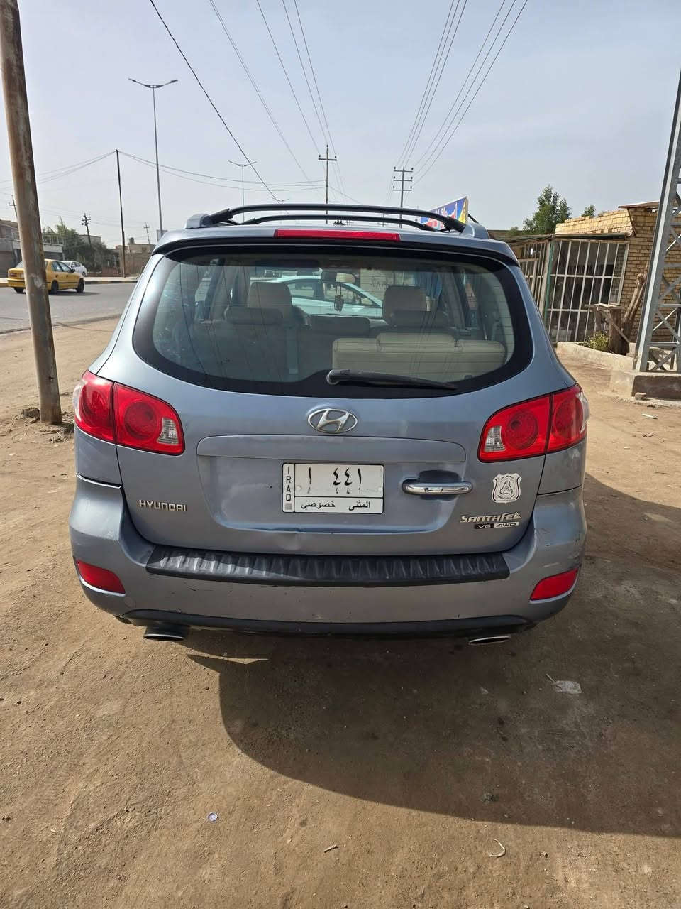 .. سنتافي خليجي ٢٠٠٧ محرك ٦ 
 ٧ راكب مكفولة من كلشي فقط شبر تصليح بين البابين جهة السايق ***********
