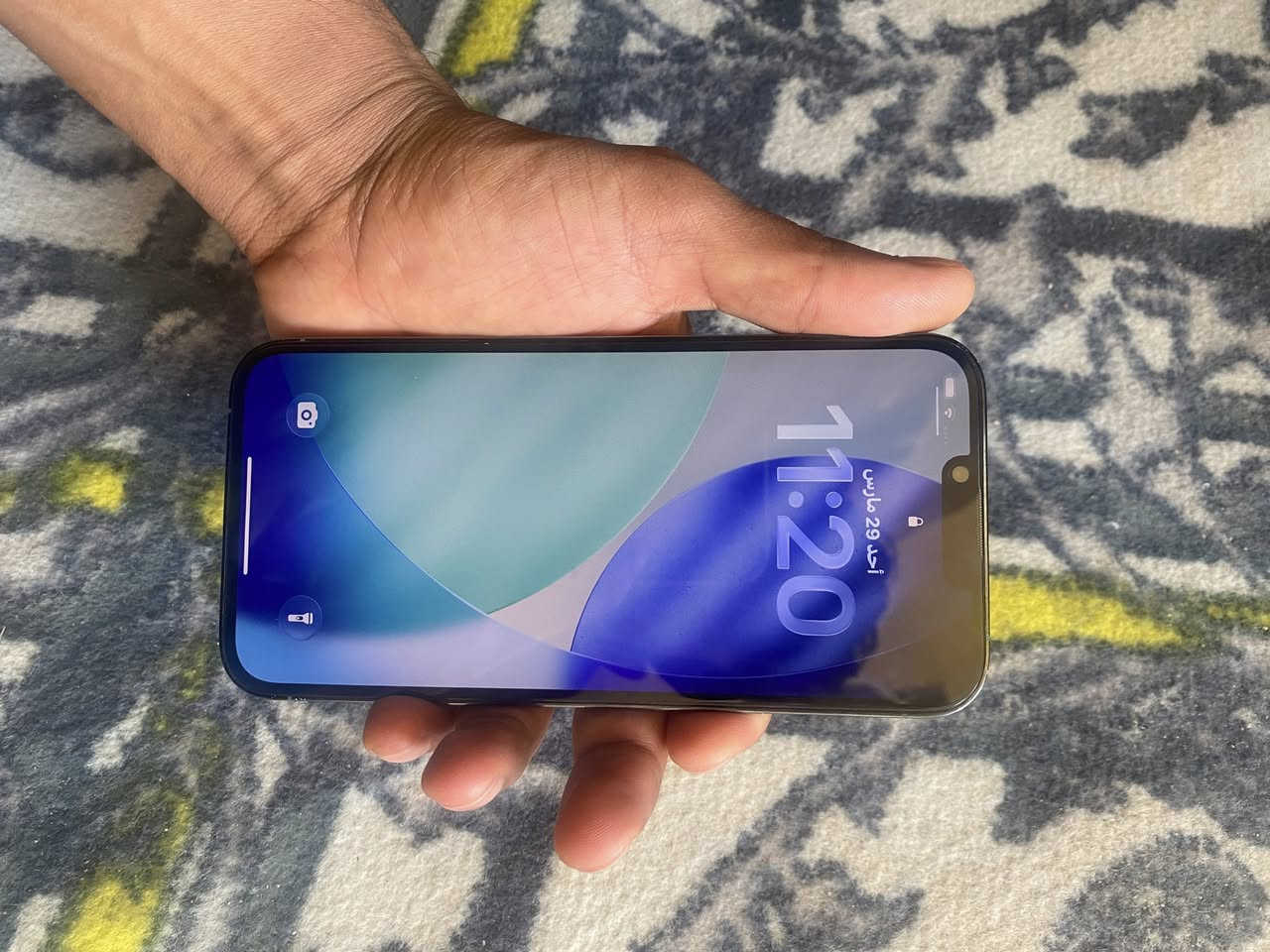 ‏تلفون 13 البطارية 85 الذاكرة 256 النظافة 95% العنوان البصرة رقم الهاتف ***********￼
