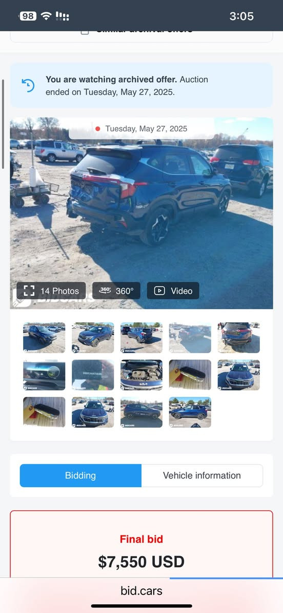 السلام عليكم للبيع سيلتوس م 24 رقم واسط معوقين ب اسمي وكاله ثاني يوم وارد امريكي جنطه فقط ومبدله نفس اللون  شرط دعاميه ل بلاديه مالتها فول مواصفات فتحه بصمه كشنات كهرباء …… سياره جديده برغي مناقصها ولاعوزها
الاستفسار …….
***********. 
***********
