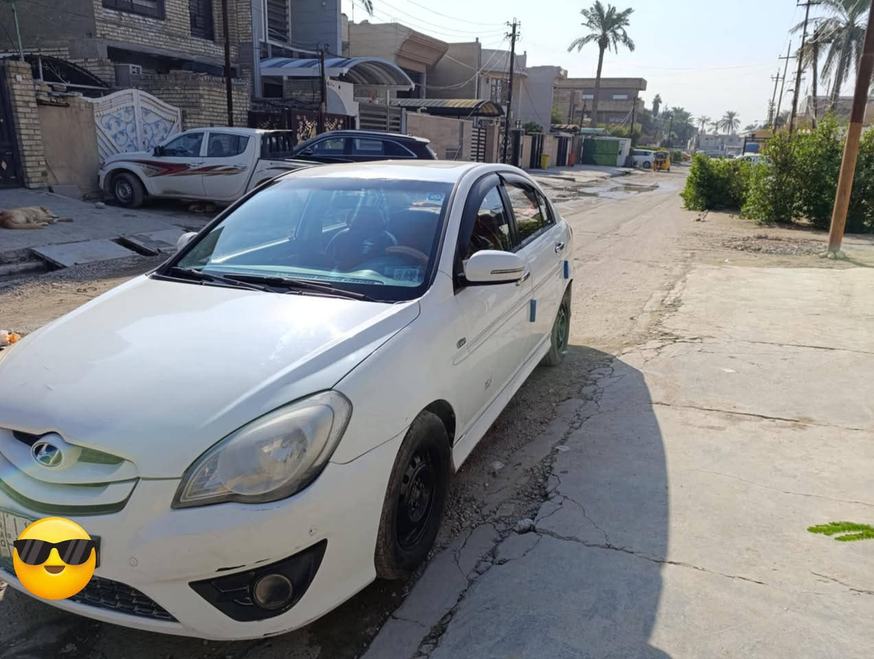 اكسنت 2011 خليجي مكينة1600 كير ومكينة وتبريد صدر جاهزة السيارة رقم ديالى مشروع وطني بيهة صبغ ربع البنيد وشوية باب السايق دواخل بالكارتون  عارضة 87 وبيهة مجال مكاني بغداد المشتل ***********
