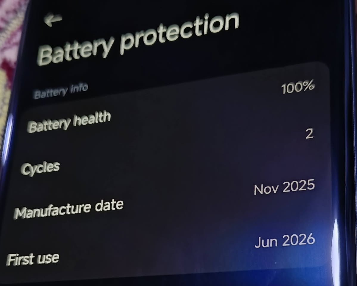 Redmi note 15 pro plus
ريدمي نوت 15 برو بلس
جهاز مكفول من كلشي مشتغل يومين فقط
وصل الشراء موجود
مشحون مرتين بس
بطارية 6500 شاحنة 100واط
مساحة 512 رام 12
ضمان 7 ايام استبدال و سنتين ضمان وكالة

مكاني بصرة لا يوجد توصيل
تفضلوا خاص علمود السعر و وصل الشراء


**إذا كنت صاحب هذا الإعلان وتريد حذفه لأي سبب، رجاءا أرسل رسالة إلى الدعم الفني**