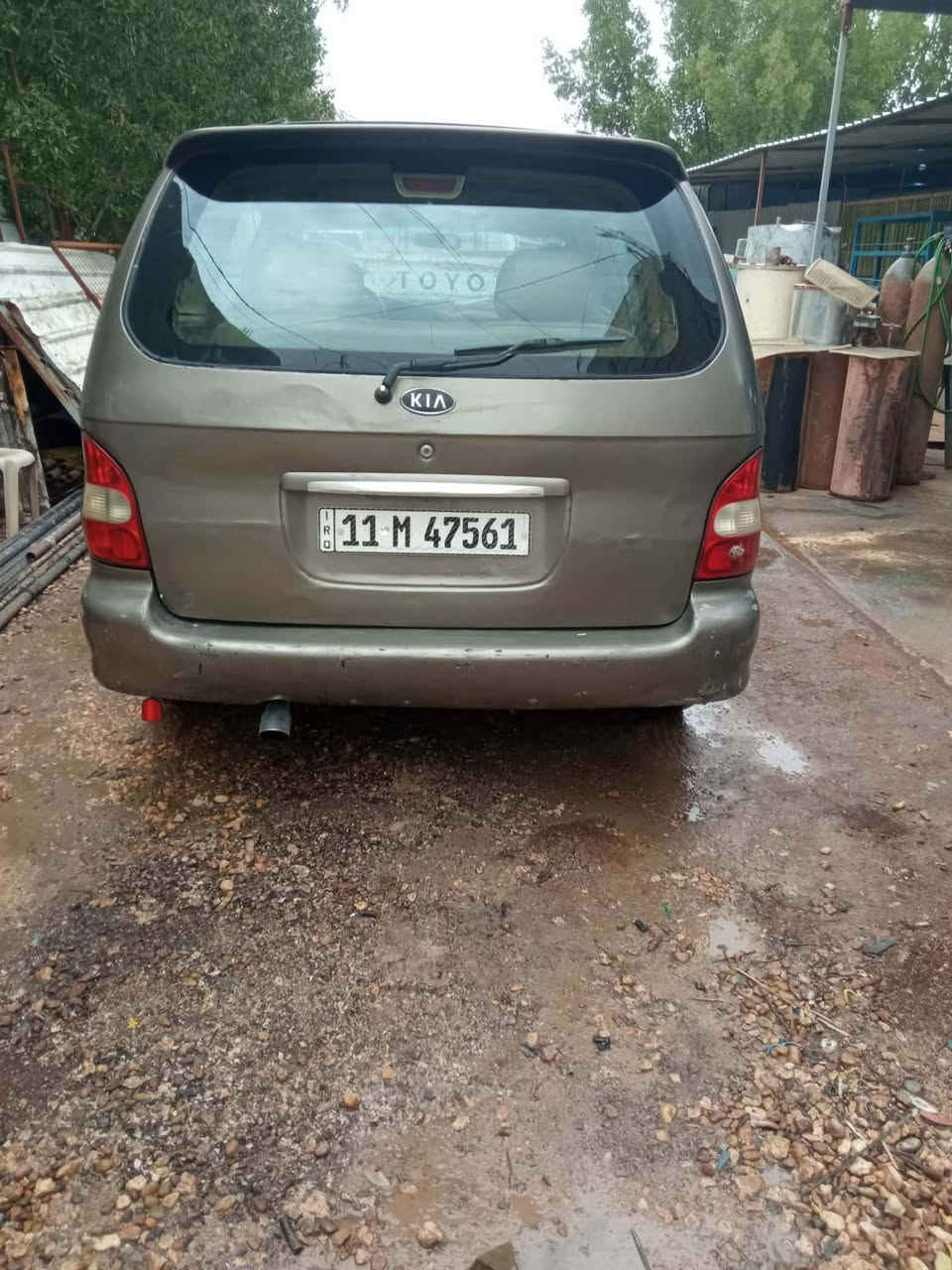 كيا كرنفال كاز بلادي محرك حاويه جديد موديل 2000رقم بغداد بسمي سياره جاهزه للعمل 9راكب مع السائق السعر 52وبيه مجال للشراي العنوان بابل الحله (***********)(***********
