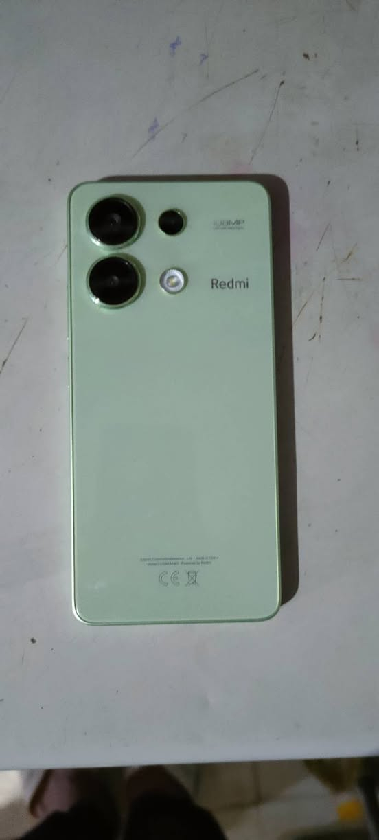 ريدمي نوت 13 عادي ذاكره 256 مكفول من التصليح ملحقات شاحنه وكارتون السعر 175 وبيه مجال مكاني كوت حي الجهاد ‏‪0770 088 4395‬‏
