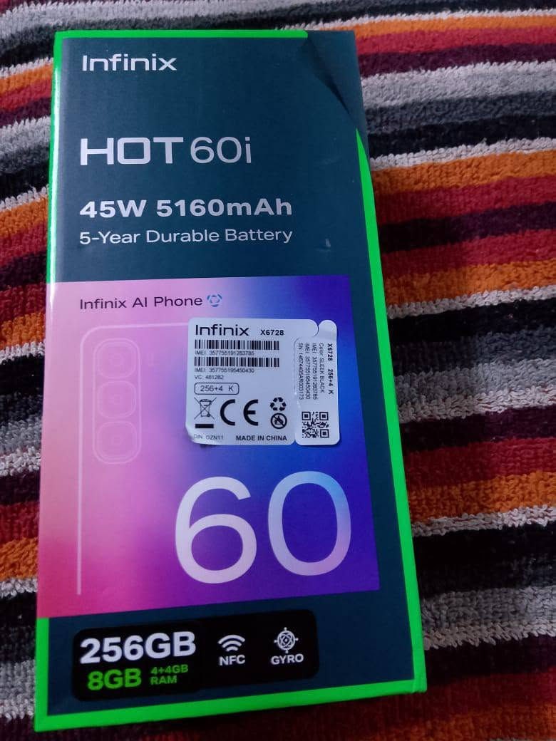 تلفون انفنكس هوت 60i ذاكرة 256 رام 8 مستعمل شي قليل


**إذا كنت صاحب هذا الإعلان وتريد حذفه لأي سبب، رجاءا أرسل رسالة إلى الدعم الفني**