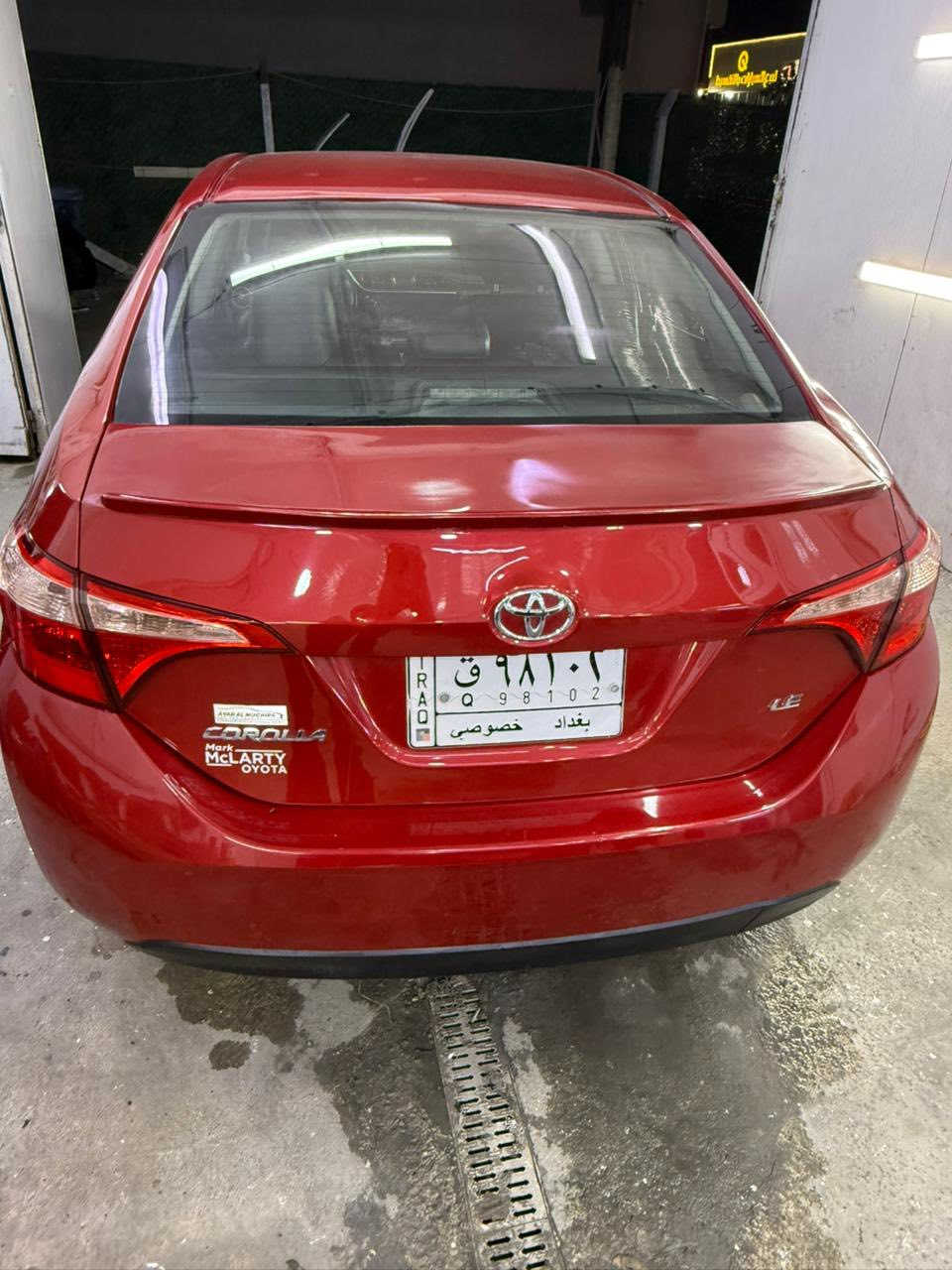 للبيع تويوتا كورولا LE موديل 2019
الموديل: 2019

الفئة: LE

الوارد: أمريكي

الممشى: 105 ألف مايل

الگير: أوتوماتيك

اللون: أحمر

السيارة نظيفة جداً استخدام بدون ايرباك،

المكينة والگير بحالة ممتازة،

الداخلية جلد أسود وأحمر نظيفة جداً،

شاشة + كامرة خلفية،

مكيف بارد،

اقتصادية جداً بالبنزين.

الويل كب الأصلي موجود مع السيارة.

السيارة متصرف ما عليها أي فلس – كاملة مكملة.

صور حادث أمريكا مرفقة مع الصور للعلم.

السيارة على الفحص ومرقمة بغداد و بأسمي تحويل مباشر.

الموقع: بغداد

السعر: 133 ورقة وبيه مجال بسيط للجادين

***********

ابو يسر
