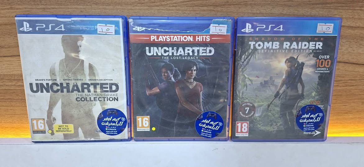 اقراص PS4 مستخدم مفحوصه وجاهز اسعار داخل الصور
يوجد توصيل كافه محافظات العراق بسعر 5 الف
***********
