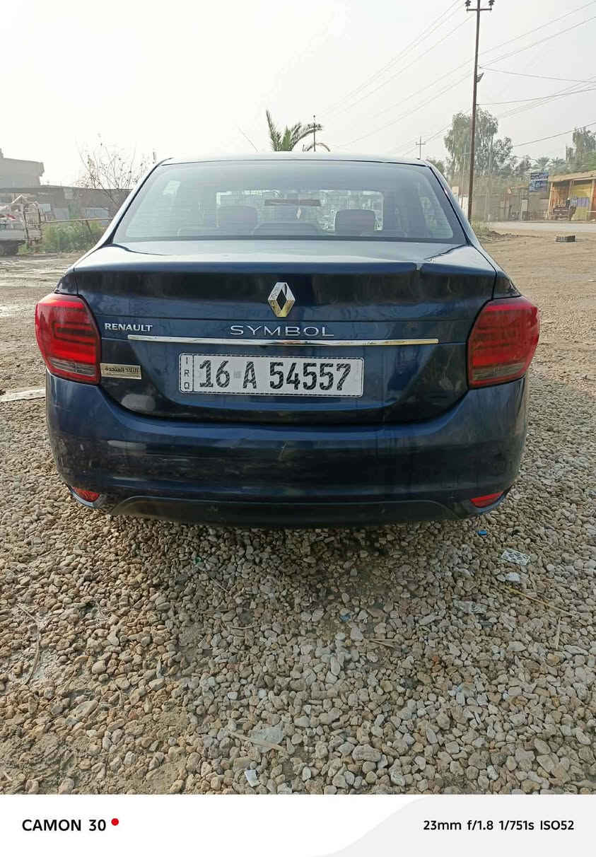 السلام عليكم سياره للبيع رينو سمبل موديل 2019  السيارات نضيفه جدا جدا السعر 60 ورقة  وبيها مجال محرك وكير اوتوماتيك مكفولة كفاله عامه فقط حلوبه السيارة نظيفة جدا ترهم امروس النترا أو اوبتيما ونطيك فرق ت *********** بي واتساب
