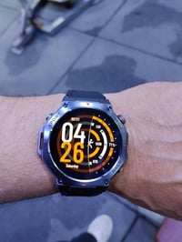 ساعة hoco y37 GPS شاشة امولد شحن 20 يوم ب45 هي والتوصيل قفل او اذا تري...