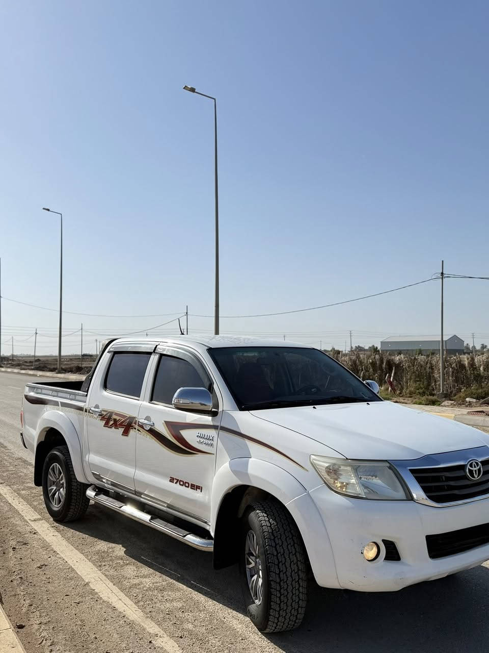 للبيع او مراوس حسب القناعه 

تيوتا هيلوكس 4*4فور ويل

موديل2014  ✅     

تخم تاير 🛞

كير عادي 🎚️  

اواكس بلوتوث 

اشاير بامري ⁉️

رقم واسط ✅

كفالة من الصبغ والتبديل 

السعر195 مجال بسيط 💵

 📍المكان واسط الزبيديه 

للاتصال ‭0782 355 1116‬

‏‭0773 374 6333‬
