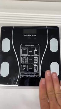 ميزان ذكي • يتصل بالتطبيق • ٠.٢–١٨٠كغ