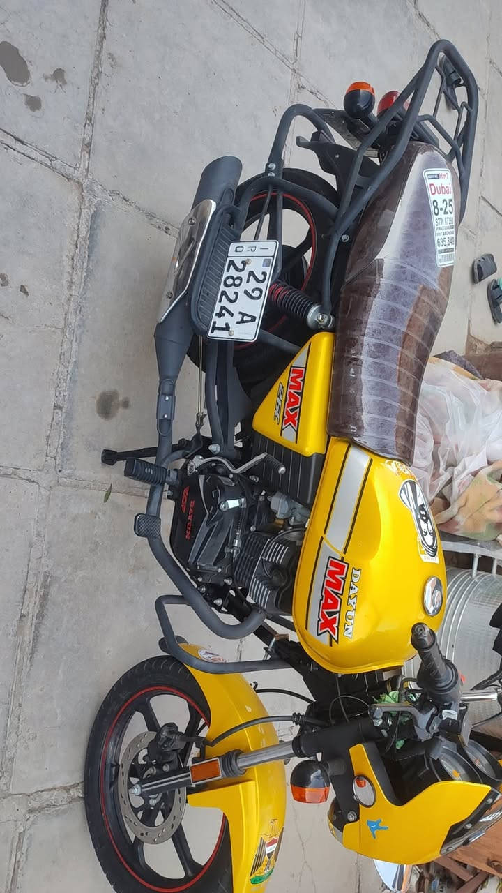 سلام عليكم دراجه لبيع مكفوله كفاله عامه نضافته ميه من100صار شهرين من طالعه مرقمه تحويل ثاني يوام ما متواجد ع فيس اتصل ع رقم***********
