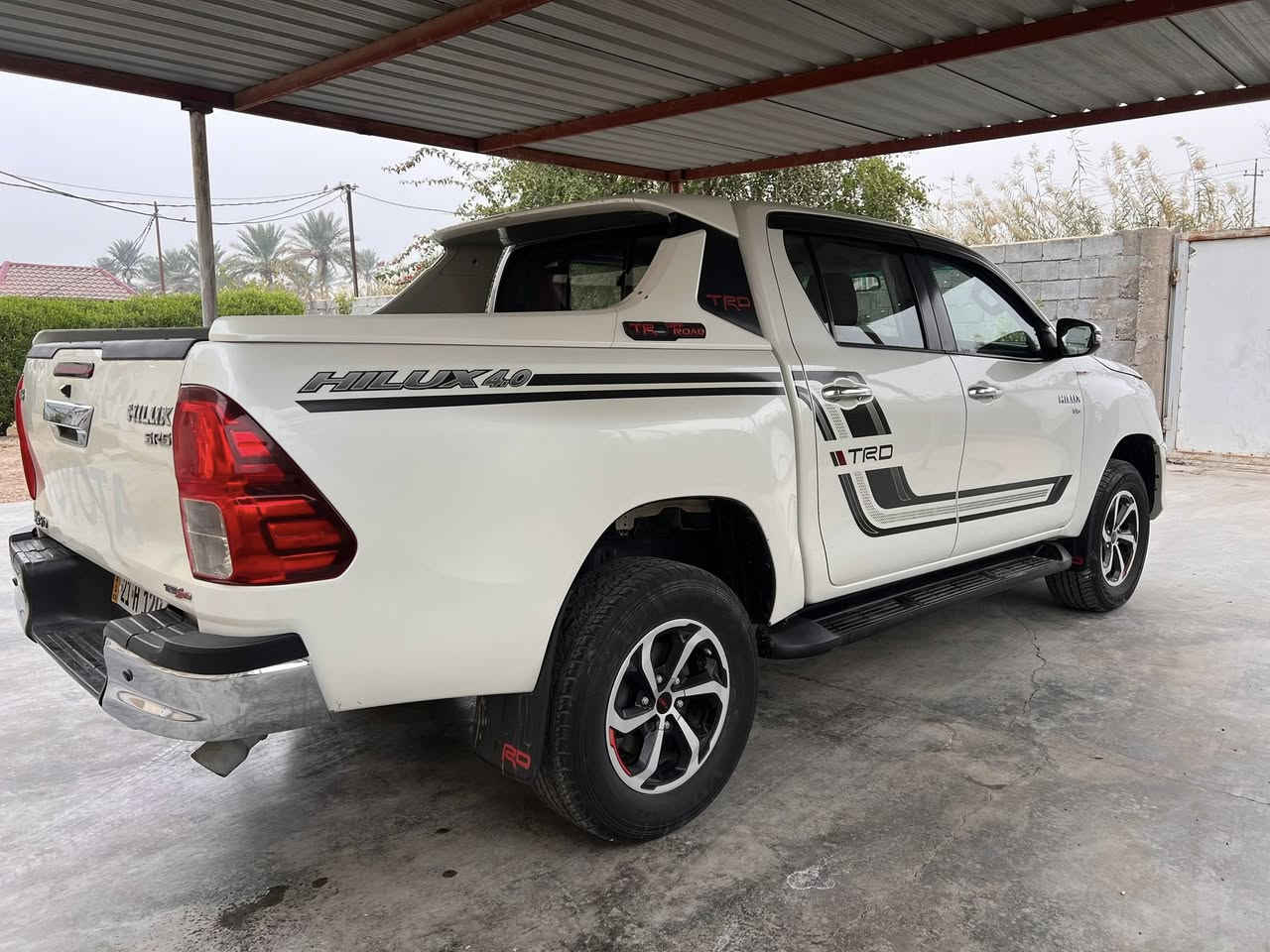 السلام عليكم: هايلوكس موديل 2019 TRD محرك V6 سته سلندر ماشيه 140الف رقم اربيل بسمنا تحويل او وكاله : بيه باب البدي الخلفي مصبوغ والباقي كفاله كير محرك بلادي : السعر 295 مكان السياره بغداد اليوسفية 
***********
***********
