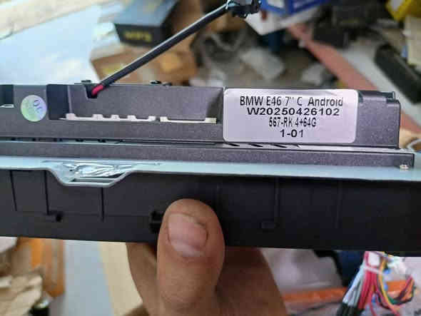 شاشه حجم 7 انج نظام اندرويد
بي ام دبليو E46

ذاكرة 64 رام 4  فإن تبريد تفاعلي

أبل كار بلي 

اندوريد اوتو 

يوتيوب بلوثوت واي فاي انترنت گوگل خرائط 

ملحقات كامله وياها فيش وكنباس 

السعر 100 الف 

توصيل جميع محافظات 5 

واتساب ***********
