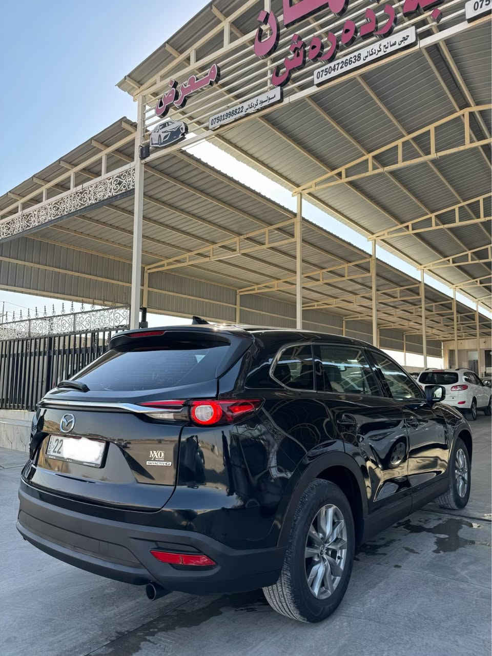 مازدا cx9 موديل 2022 AWD
7 راكب  4x4
مكينه 2500 توربو 4 سلندر
رقم سنوية جديد 2030
فول مواصفات عدا بانوراما
گير مكينه تبريد شرط
5 قطع صبغ+سقف
بيع صبغ عام 
سعر 138 ورقة و مجال
عنوان قضاء بردرش/دهوك
تلفون واتساب 
*********** اكر, نينوى
