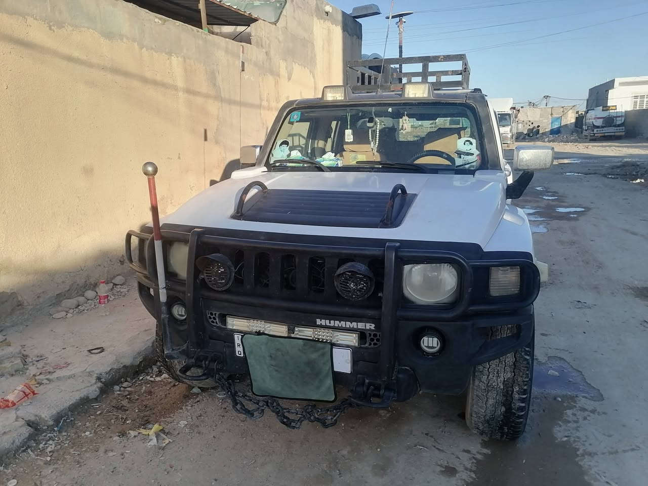 للبيع او مراوس همر H3 موديل ٢٠٠٧ خليجي مكفوله رقم بغداد دولي بسمي شرط تحويل الاتصال على الرقم ***********
