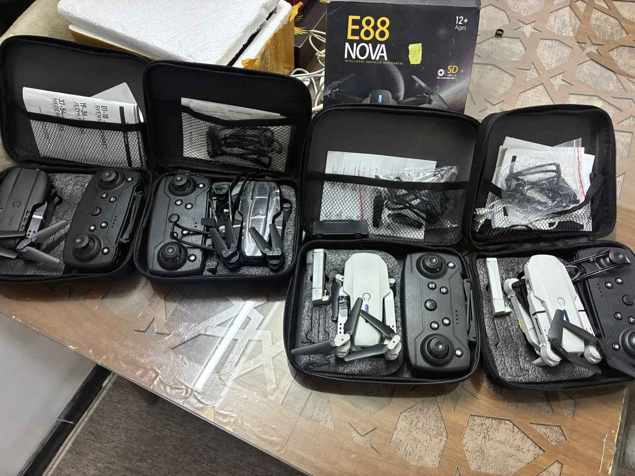 سلاو ئەمانە بۆ فرۆشتن
L900 pro se

٣ کیلۆمەتر دوور ئەکەویتەوە ٣٠٠ مەتر بەرز ئەبیتەوە 

گەرانەوەی خودکار  gps

ماتۆر بروشلس

٥ دەقە ئیشی کردوە لۆکە پەروانەکەی یەک دوو شوختی هەیە نرخی ٧٥ هەزارە ٢ پاتری لەگەلە هەر پاتریەک ٢٥ بۆ ٢٨ دەقە ئیش ئکات

٢ دانە ئی ٨٨ نۆڤا و ٢ دانە ئی ٩٩ هەر یەکەو بالیکی ئیش ناکات دانەی بە ٧ هەزار بەس پارەی جانتاکەیەتی هەر چواری بە عاطل ئەفرۆشم

***********

