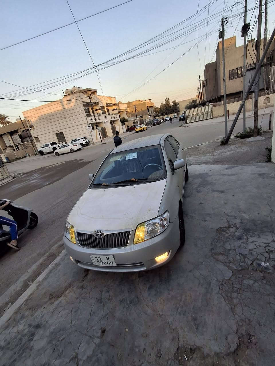 السلام عليكم كورلا بيكاجو موديل ٢٠٠٤لون سلفر جديده بمعنى الكلمه تخم تاير مكينه كير
صدر تبريد بحاله جيده صبغ بجم بدون دعمه بسبب التحديث بجم ٢٠٠٧ تحويل جديد سنويه وهزه جديده بئسمي
ياباني ابلادي مكان السياره بغداد المشتل 
*********** اوس
