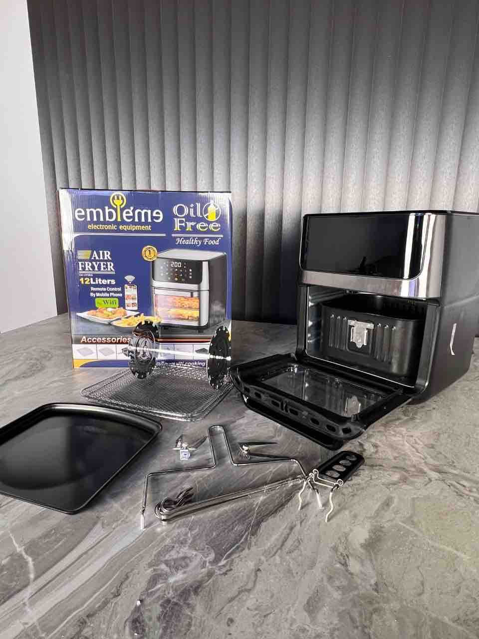 🍟🔥 قلاية هوائية امبليوم واي فاي Embleme – سعة 12 لتر 🔥🍗
اطبخ أكل صحي بدون زيت وبطعم مقرمش ولذيذ 😍
⚡ المواصفات:
🔹 السعة الكبيرة: 12 لتر (تكفي دجاجة كاملة)
🔹 القدرة: تصل إلى 2800 واط
🔹 نظام تسخين دبل (علوي + سفلي) لطهي متساوي
🔹 دوران هواء 360° لتوزيع حرارة مثالي
🔹 تحكم عبر Wi-Fi من خلال تطبيق الهاتف 📱
🛠 المميزات:
✔ هيكل داخلي من الفولاذ المقاوم للصدأ
✔ شاشة عرض رقمية أنيقة
✔ تحكم بدرجة الحرارة من 80 إلى 200 درجة مئوية
✔ مؤقت قابل للضبط
✔ برامج طهي متعددة جاهزة
✔ تعمل بدون زيت أو بكمية قليلة جداً
🎁 الملحقات:
🔸 قالب كيك
🔸 رفوف متعددة
🔸 شياش تكه
🔸 ملحقات متنوعة تناسب جميع احتياجات الطهي
مثالية للقلي، الشوي، الخَبز، التحميص وحتى التجفيف 🍕🍗🍰
جهاز واحد يغنيك عن عدة أجهزة في المطبخ ✨
ضمان سنة 
سنتر شي كلشي


**إذا كنت صاحب هذا الإعلان وتريد حذفه لأي سبب، رجاءا أرسل رسالة إلى الدعم الفني**