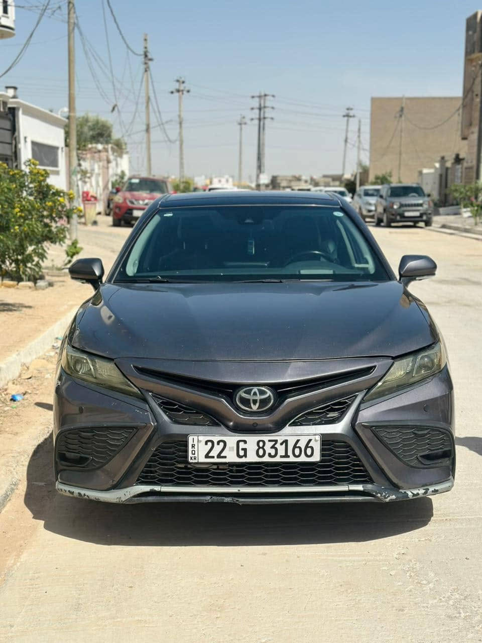 سلام عليكم كامري مديل 2021 فول موصفات بنرامه 
محرك ٦ سلندر ماشيه ٣٤ km
رقم اربيل تحويل 
السياره وارد امريكي بدون ارباك موضح بل صور الحادث 
السعر ١٣٥ ورقه بيه مجال 
رقم المبايل ***********
