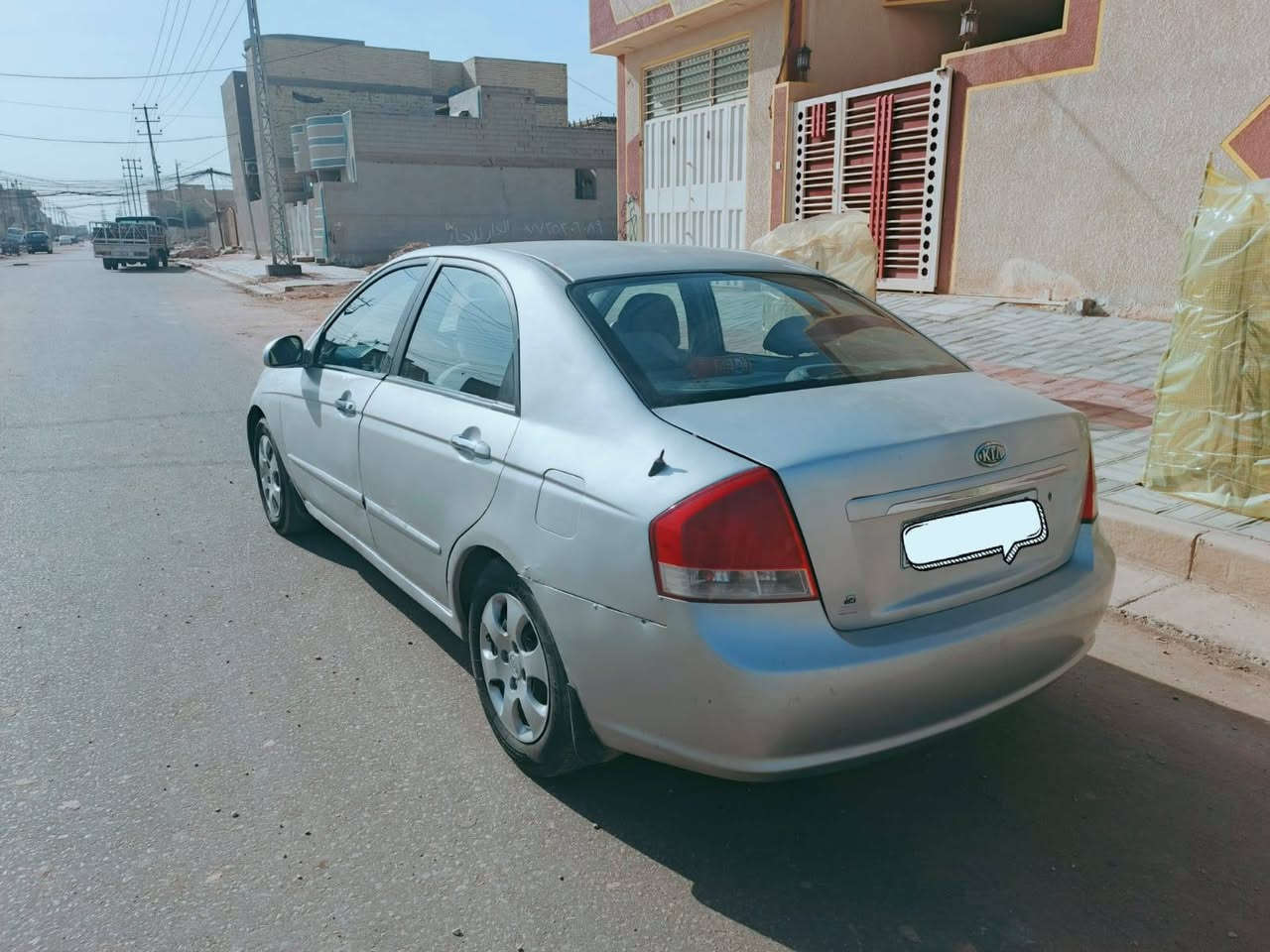 سلام عليكم
كيا اسبكتره موديل 2007 رقم كربلاء انكليزي وارد امريكي ضربتها جاملغ الخلفي بدون دواخل 
كير ومحرك نضيفات حداديه خلفي امامي جديد
تخم تاير تدفئه تبريد شغال كهربائيات شغاله 
السنويه حد 2029صاحبه موجود السعر (80)وبيها مجال مكاني كربلاء حي العسكري
رقم الهاتف ***********
