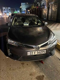 كورلا2017 خليجي لون نفطي حادث باب الصدر مبدل وطخه بلجاملغ مال سايق رقم...