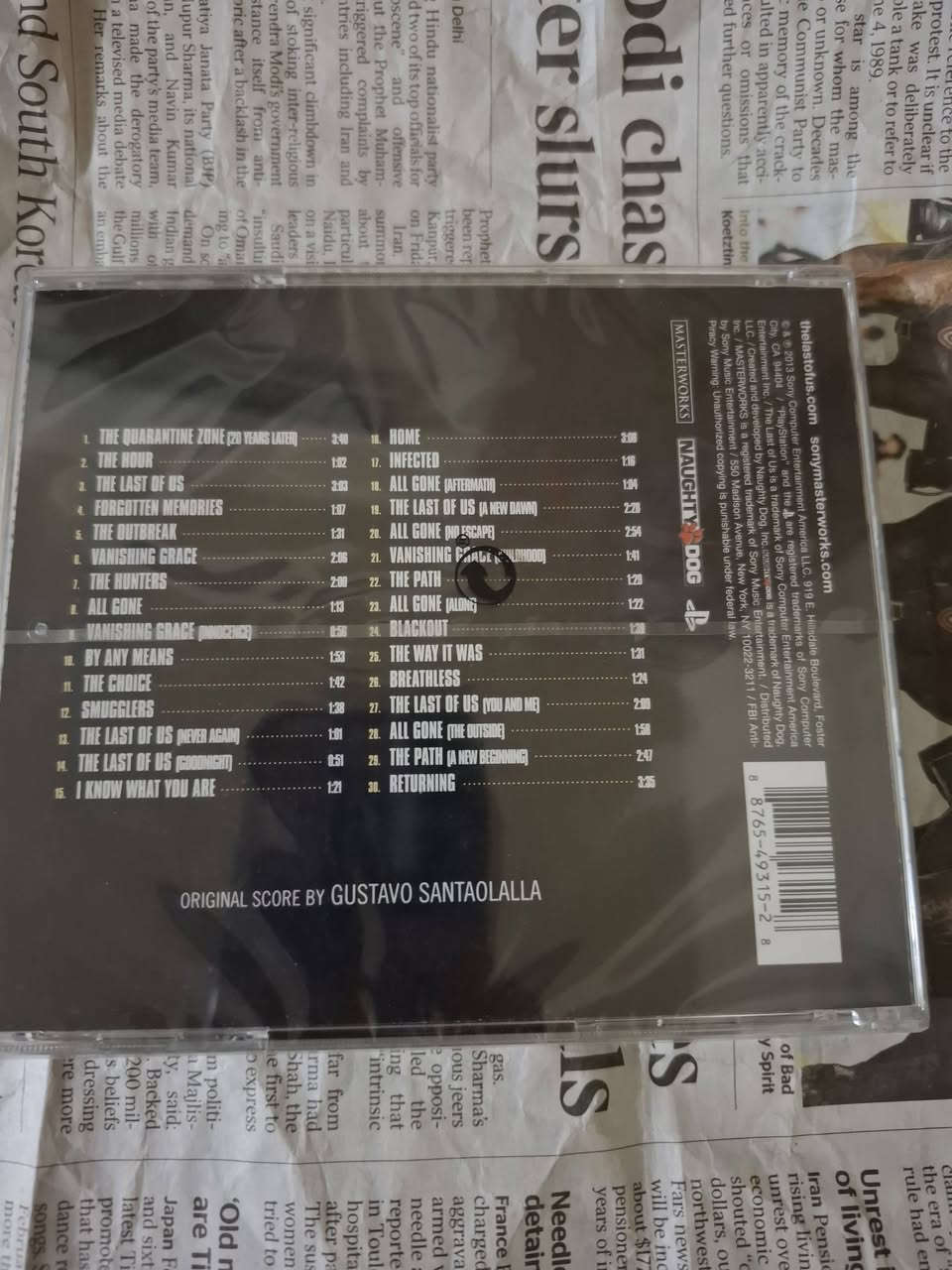 للبيع
The last of us سيلد أمريكي استيراد خاص فقط موسيقى اللعبة غير مستخدمة 

سعر ٥٠ الف 
يوجد توصيل


**إذا كنت صاحب هذا الإعلان وتريد حذفه لأي سبب، رجاءا أرسل رسالة إلى الدعم الفني**