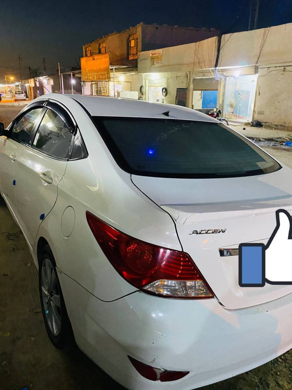 سياره أكسنت ٢٠١٤ للبيع فول محرك ١٦٠٠ بيه ظربة جاملغ قطعتين وبارد والتبريد يفصل مشروع وطني السنويه ساقطه باسمي السياره  *********** السعر 73وبيه مجال
