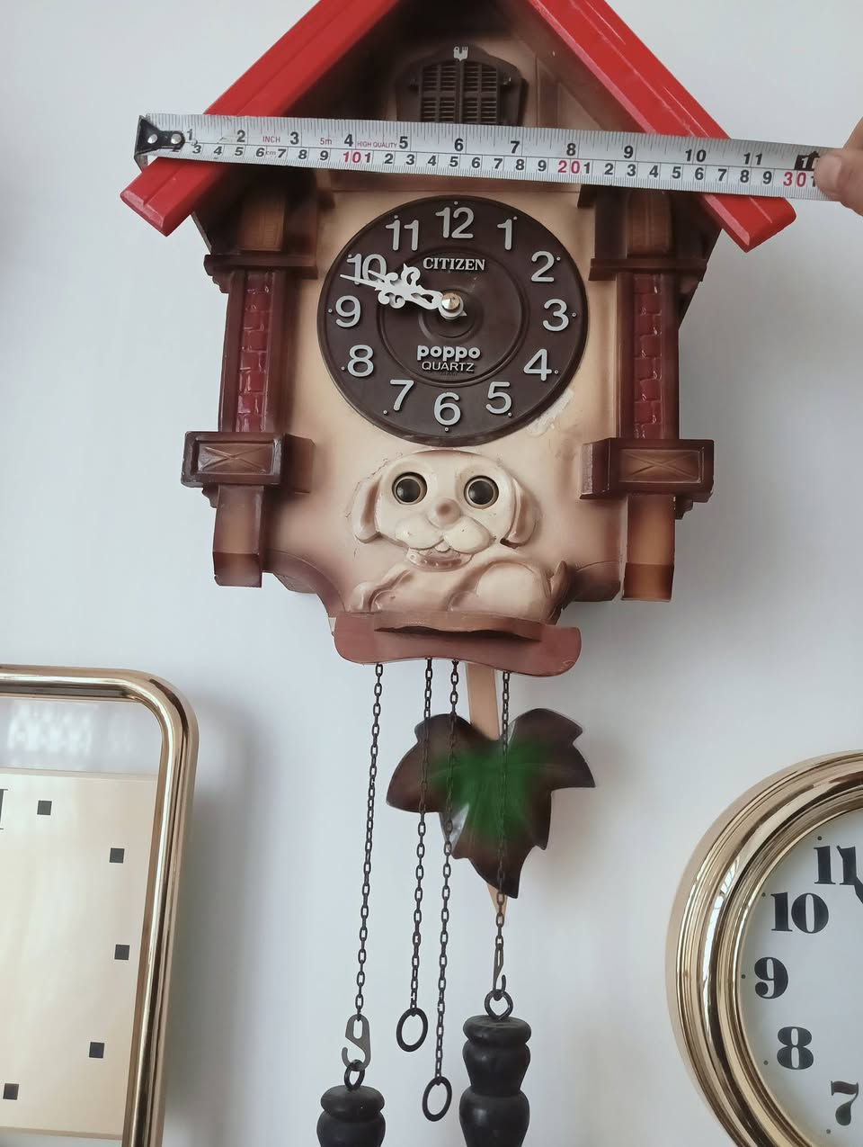 للبيع ساعة كوكو ماركة ستزن ياباني اسواق الدقيقة بحالة ممتازة تعمل بنظام البطارية حجم الكبير نظيفة الساعه جداً نظيفه واحلى من صور فقط بيها ملاحظات مثل ما موضح بالفديو السعر 250 مع التوصيل مكاني بغداد جسر ديالى القديم *********** _ ***********
