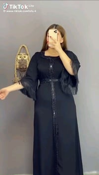 فساتين • أسود • قماش أصلي