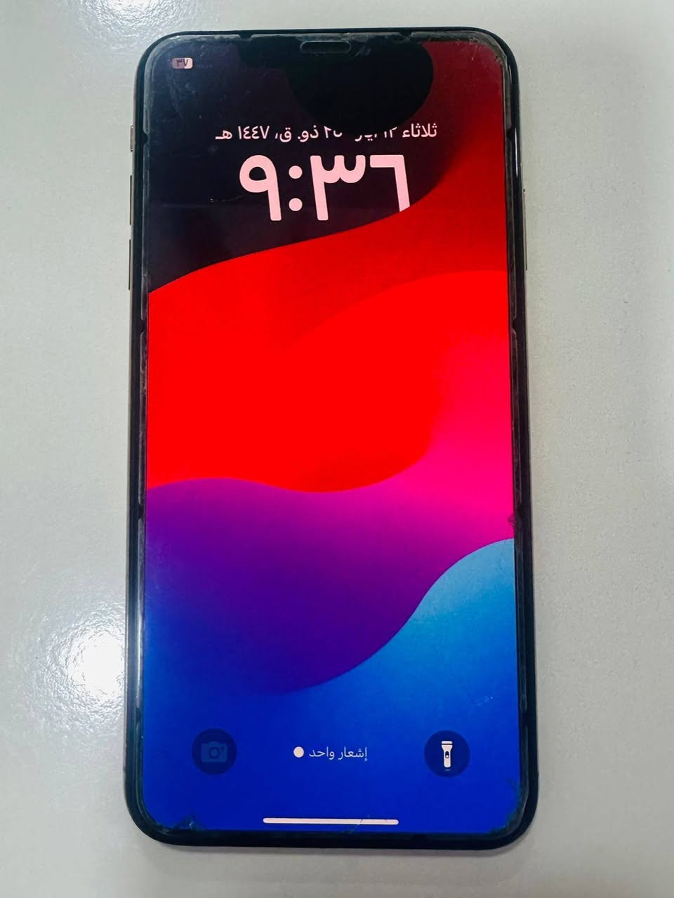 ايفون Xmax
جهاز كما موضح بصور 
بطاريته 80 
الاستفسار خاص 
***********
