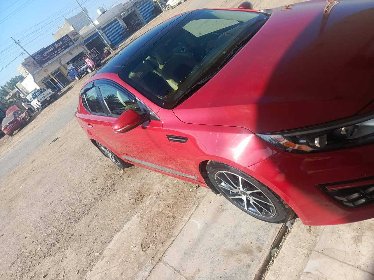 اوبتيما ٢٠١٥ خليجي
رقم دولي هزة جديدة 
فول ١/١ 
رقم اربيل 

بيها صبغ بالجاملغ الامامي فقط بدون فتح
سونار مرفق 
محرك مفتوح ٢٤٠٠ 

ماشية  اقل ١٥٠ الف

رايدها ١٤٥ ورقة وبيها مجال 
 
*********** دهل اوران, واسط
